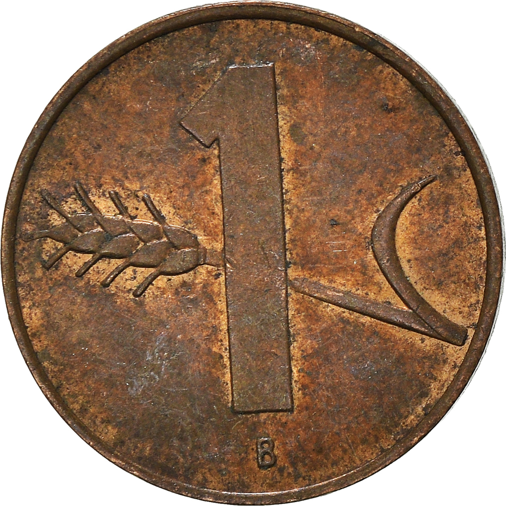 Moneda, Suiza, Rappen, 1963