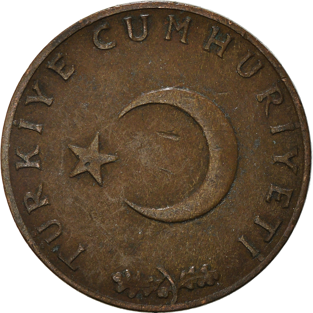 Moneda, Turquía, 10 Kurus, 1968