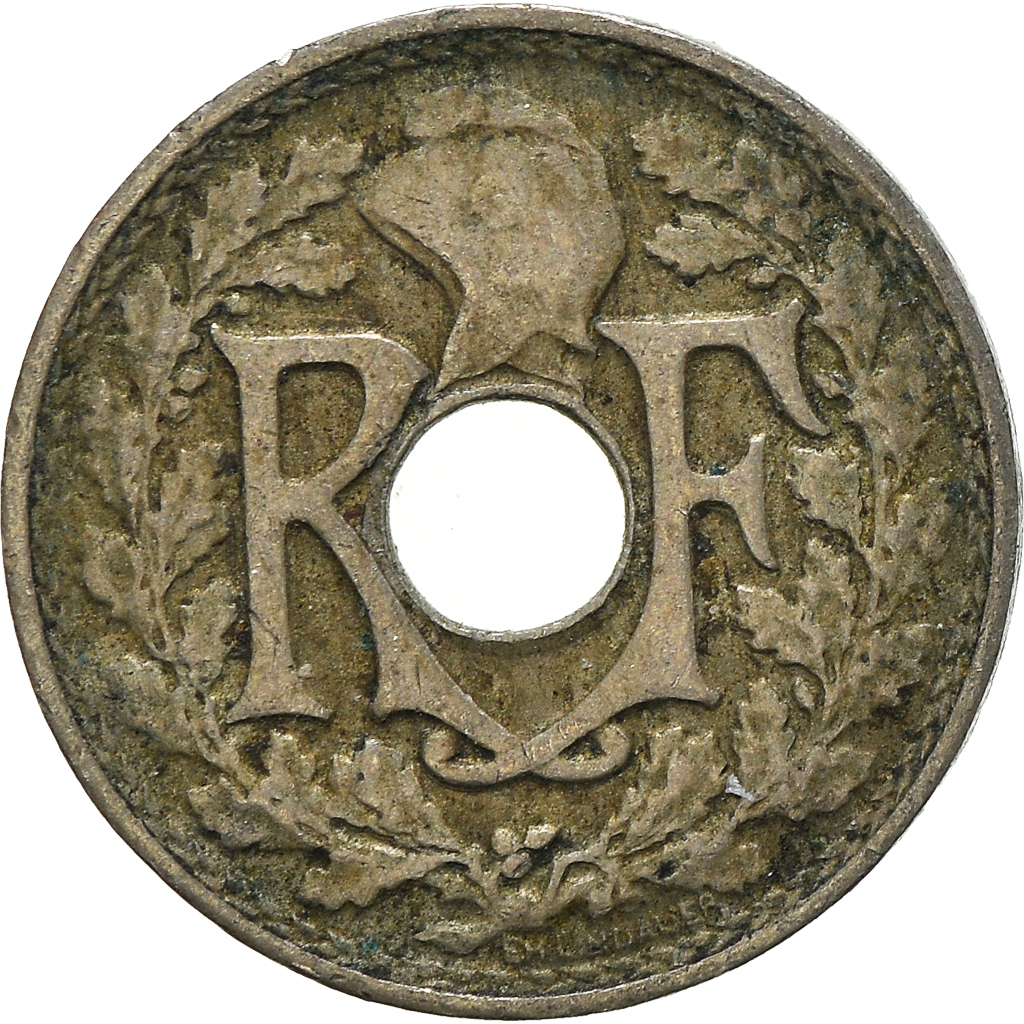 Moneda, Francia, 5 Centimes, 1923
