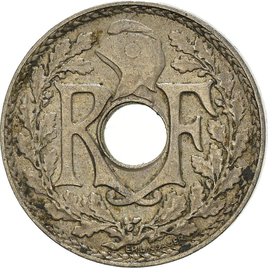 Moneda, Francia, 5 Centimes, 1934