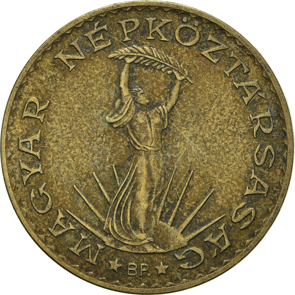 Moneda, Hungría, 10 Forint, 1989