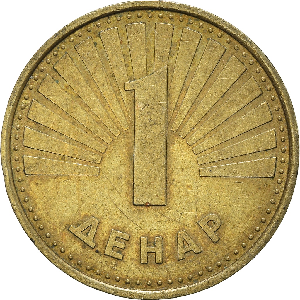 Moneda, Macedonia, Denar, 1993