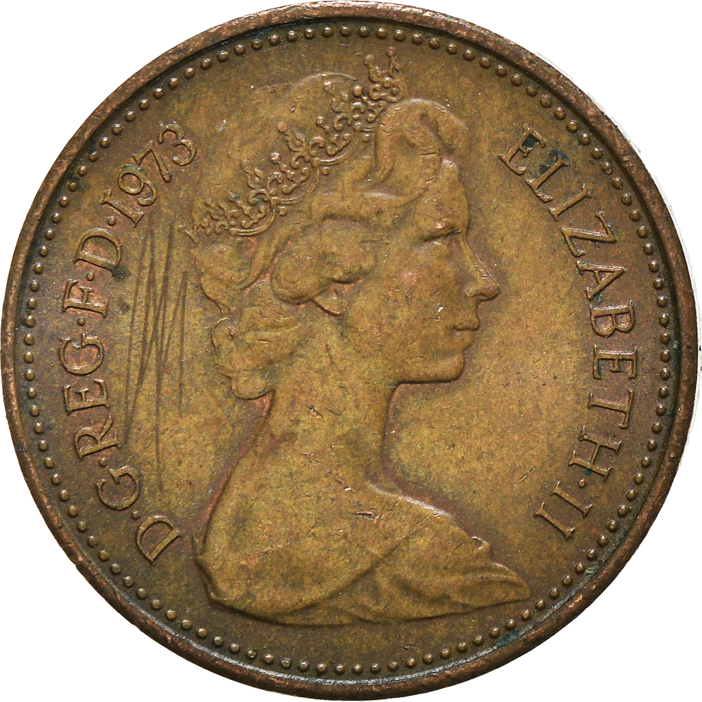 Moneda, Gran Bretaña, New Penny, 1973