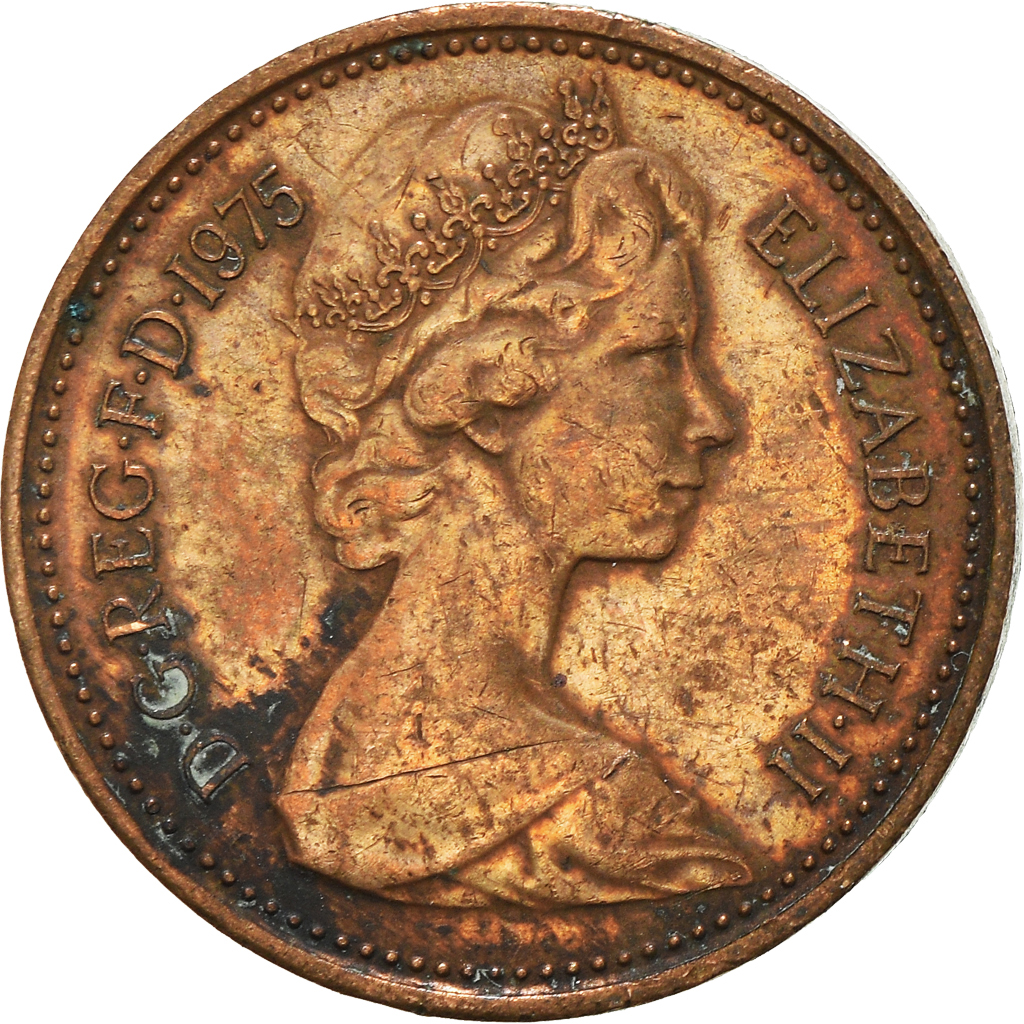 Moneda, Gran Bretaña, New Penny, 1975