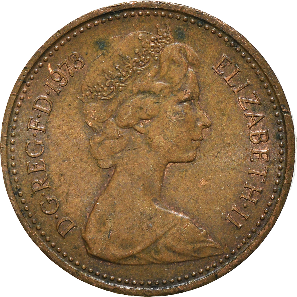 Moneda, Gran Bretaña, New Penny, 1973