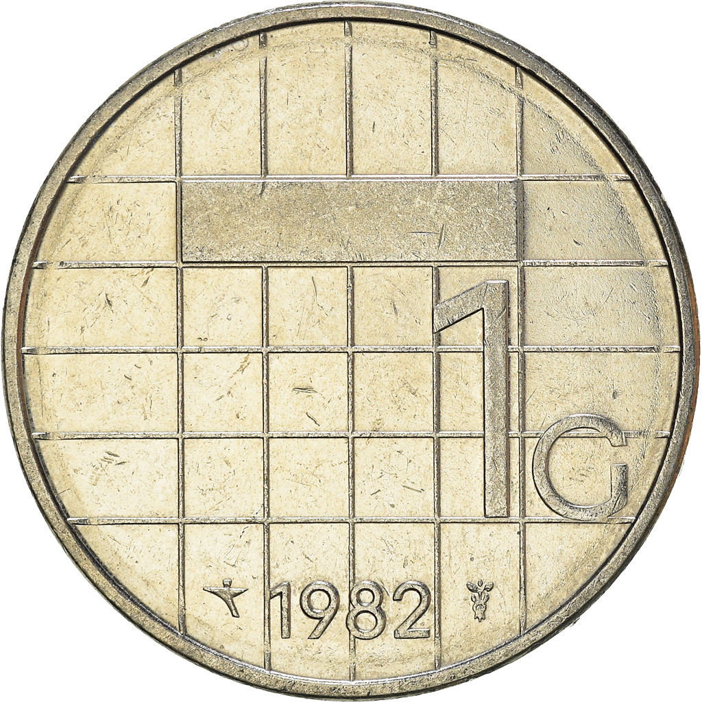 Moneda, Países Bajos, Gulden, 1982