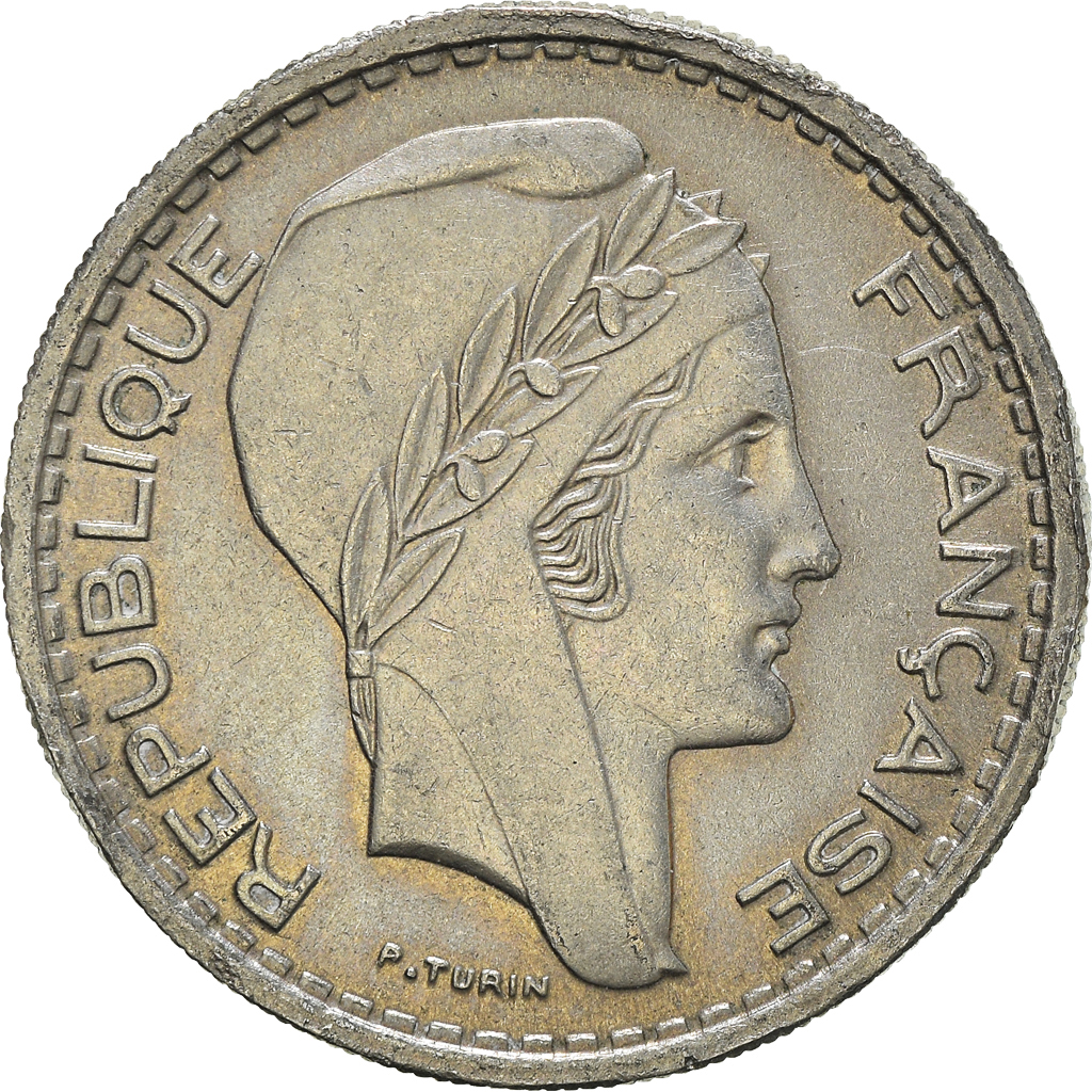 Moneda, Francia, 10 Francs, 1949