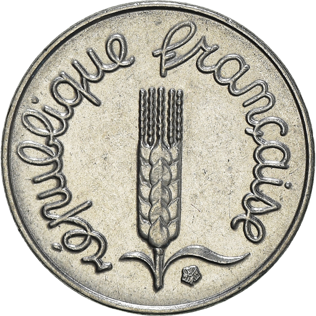 Moneda, Francia, Centime, 1969