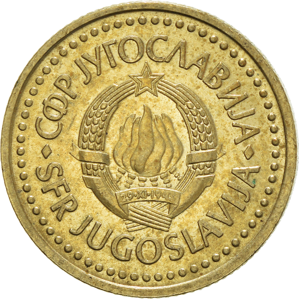 Moneda, Yugoslavia, 2 Dinara, 1982