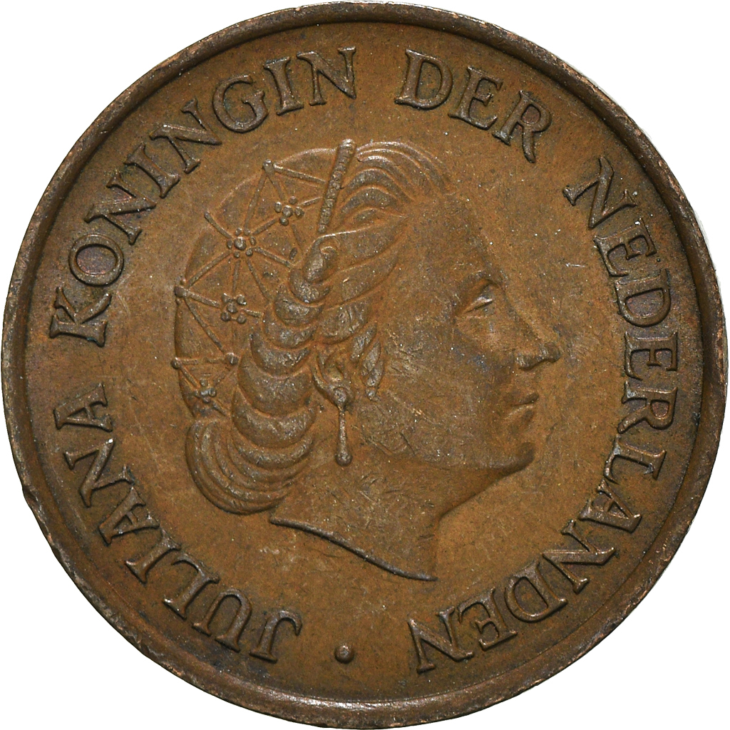 Moneda, Países Bajos, 5 Cents, 1975