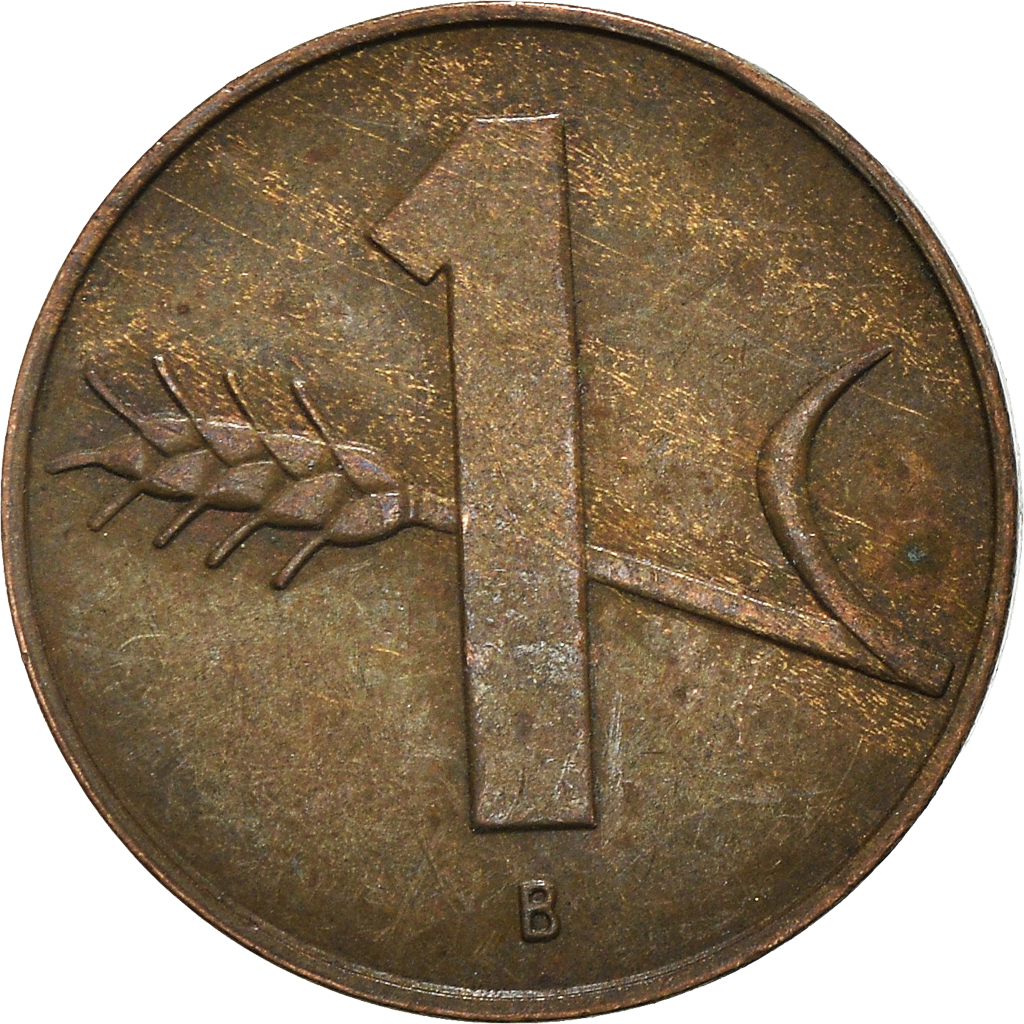 Moneda, Suiza, Rappen, 1957