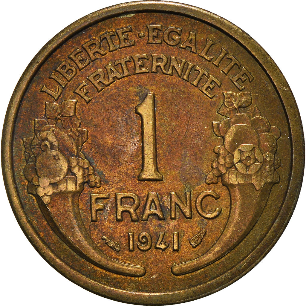 Moneda, Francia, Franc, 1941