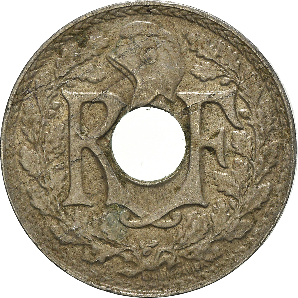 Moneda, Francia, 5 Centimes, 1918