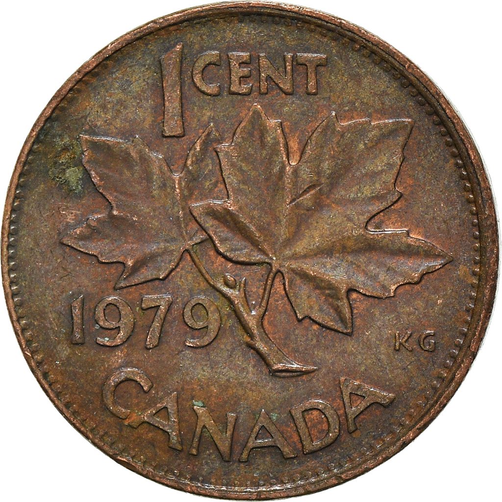 Moneda, Canadá, Cent, 1979