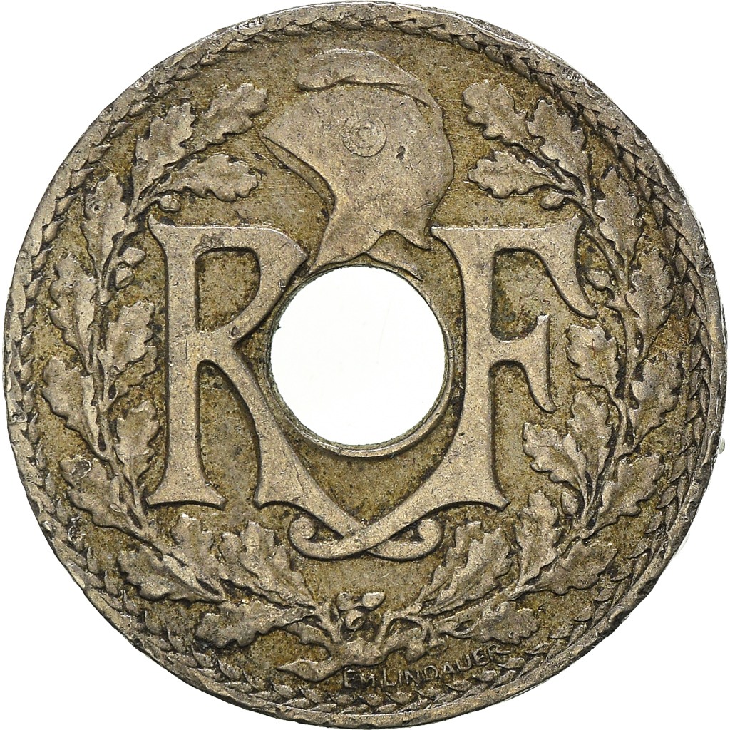 Moneda, Francia, 10 Centimes, 1921