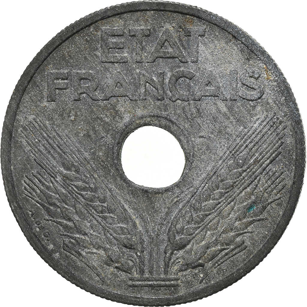 Moneda, Francia, 20 Centimes, 1941