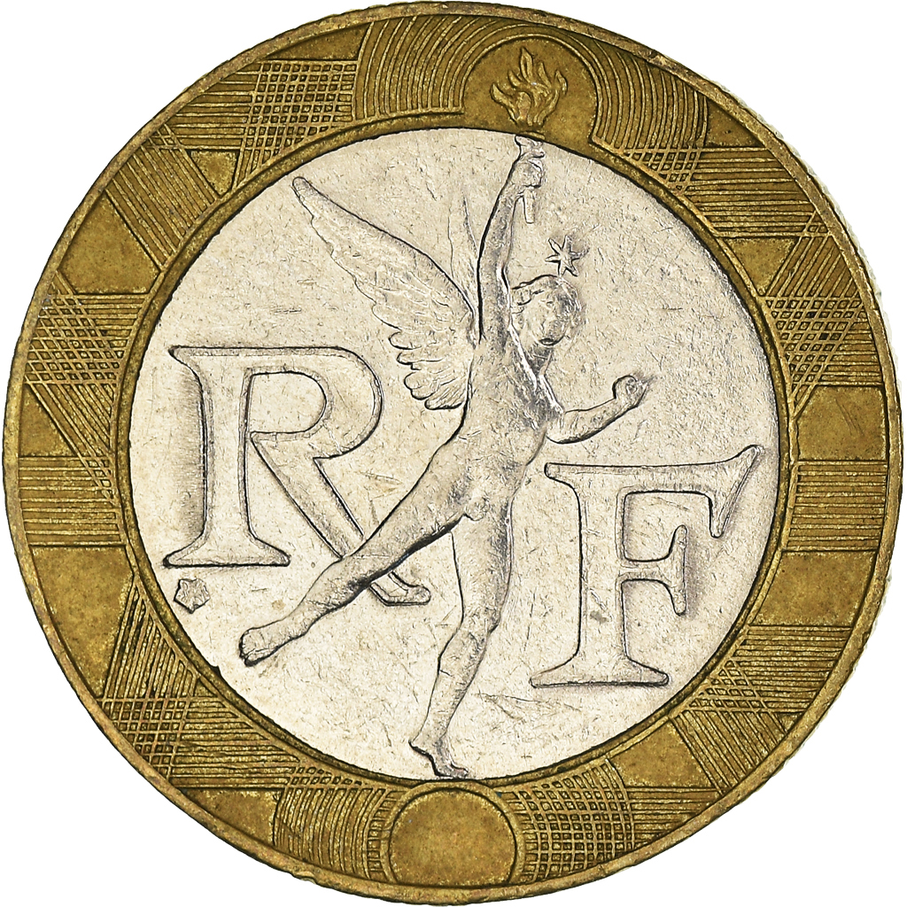 Moneda, Francia, 10 Francs, 1992