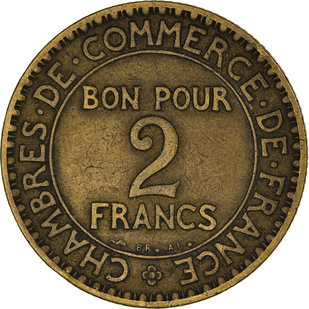 Moneda, Francia, 2 Francs, 1921