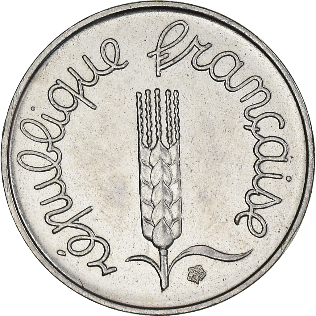 Moneda, Francia, Centime, 1964
