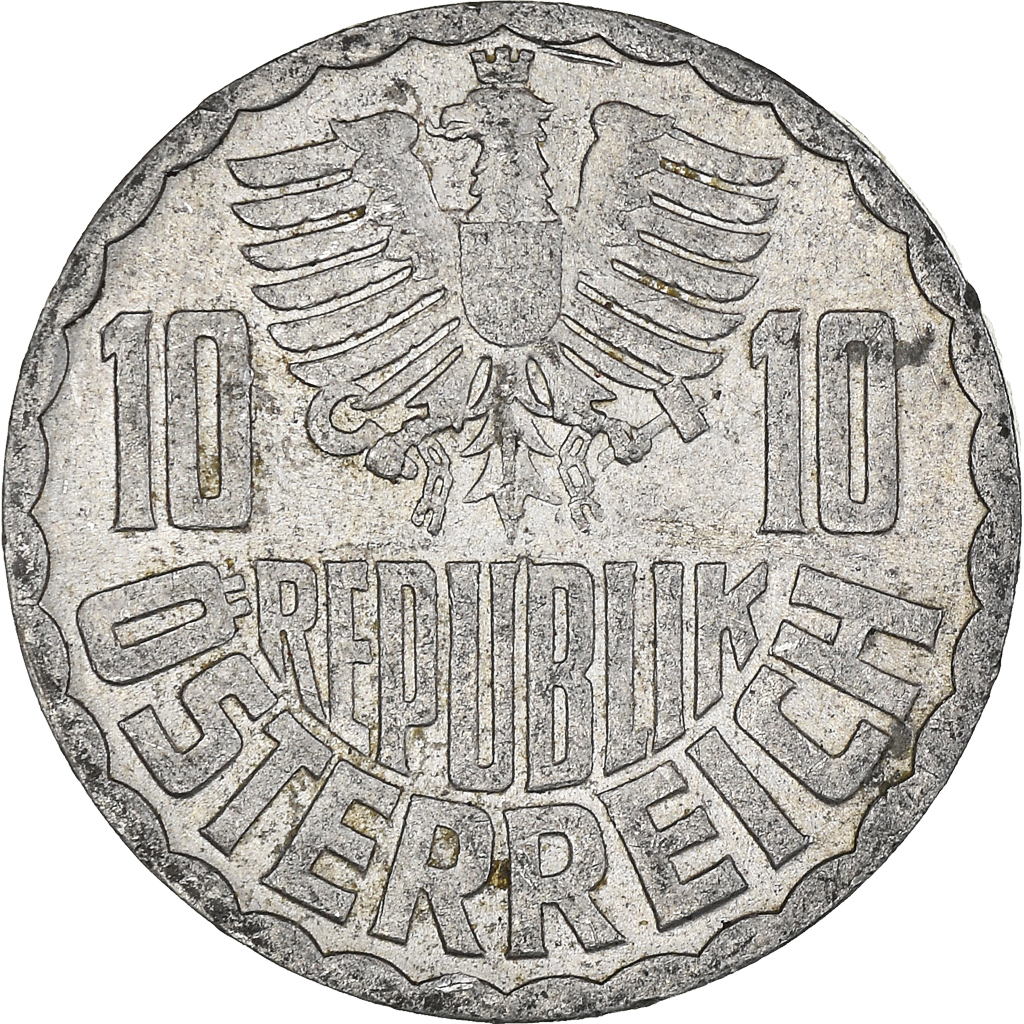 Moneda, Austria, 10 Groschen, 1973