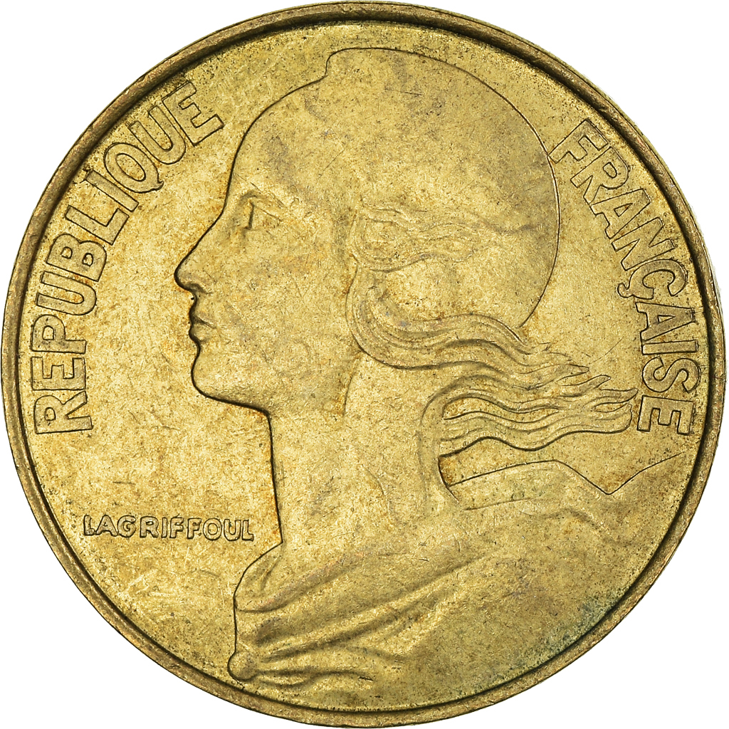 Moneda, Francia, 20 Centimes, 1994