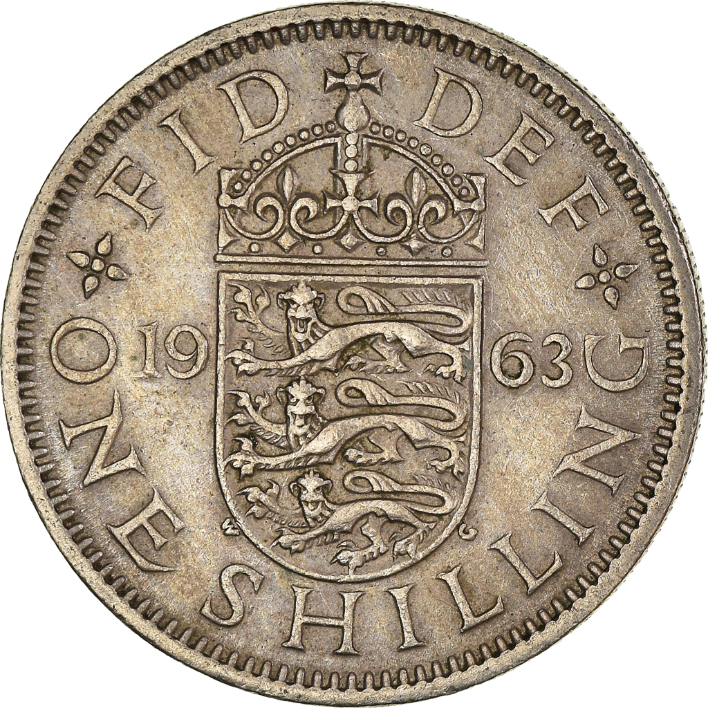 Moneda, Gran Bretaña, Shilling, 1963
