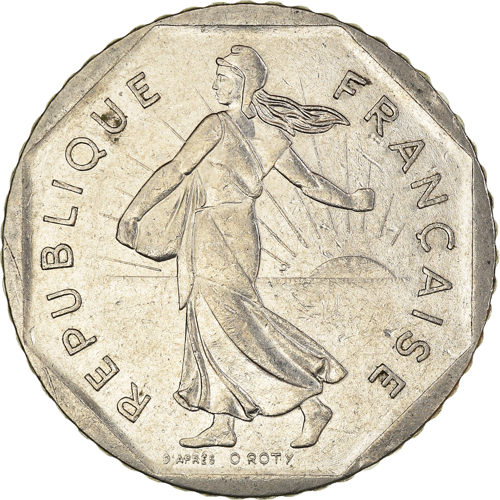 Moneda, Francia, 2 Francs, 1979