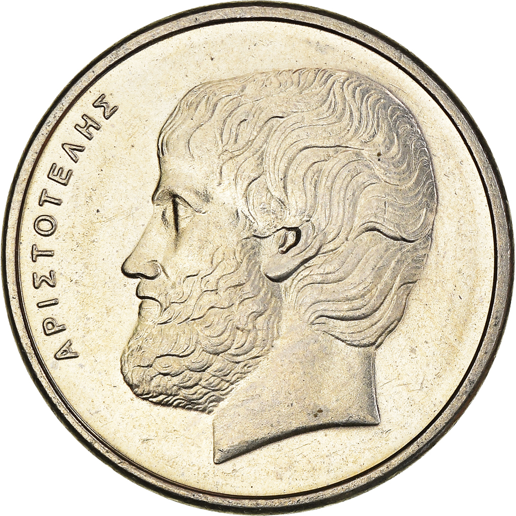 Moneda, Grecia, 5 Drachmes, 1986