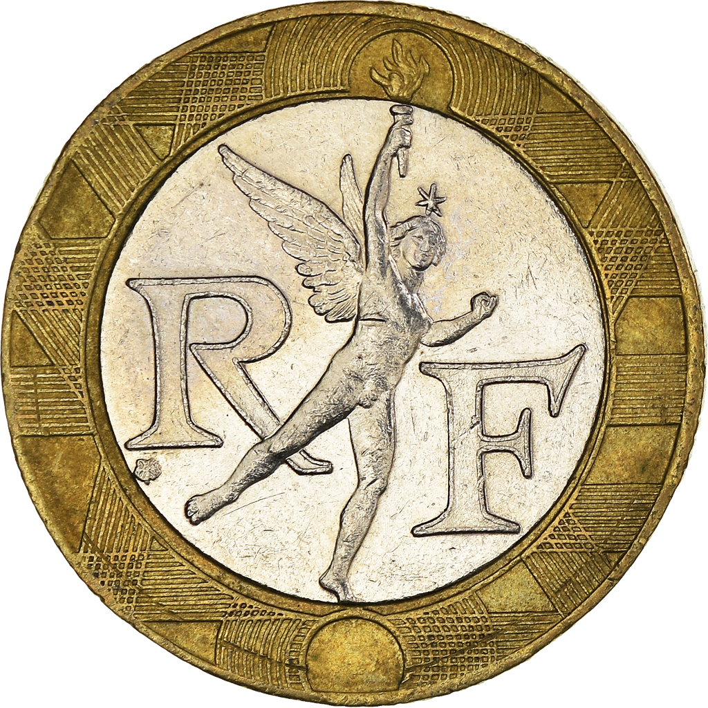 Moneda, Francia, 10 Francs, 1992