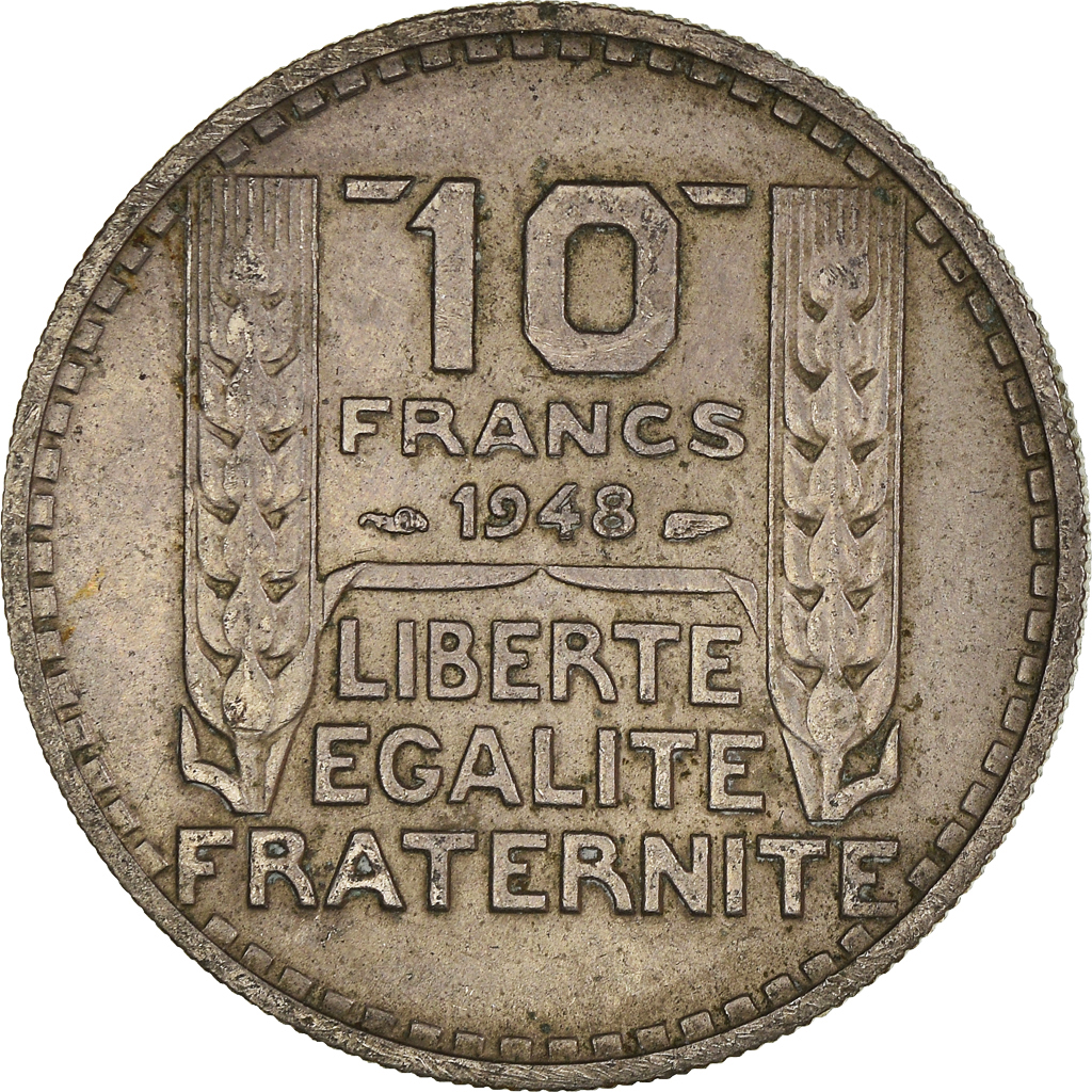Moneda, Francia, 10 Francs, 1948