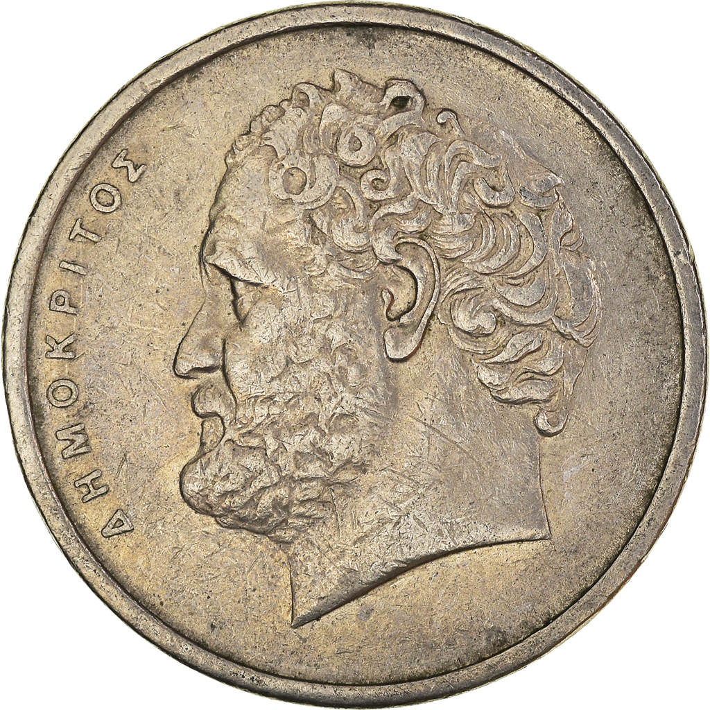Moneda, Grecia, 10 Drachmai, 1976