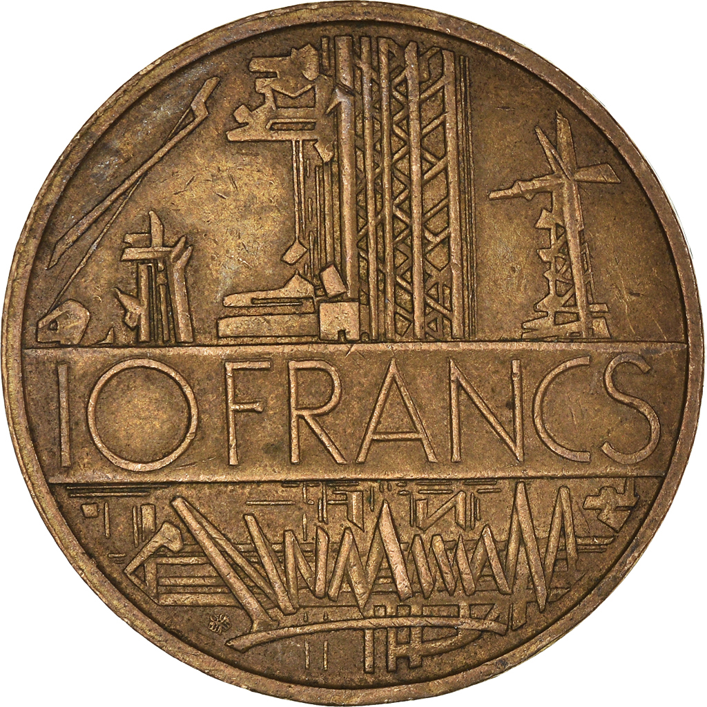Moneda, Francia, 10 Centimes, 1978