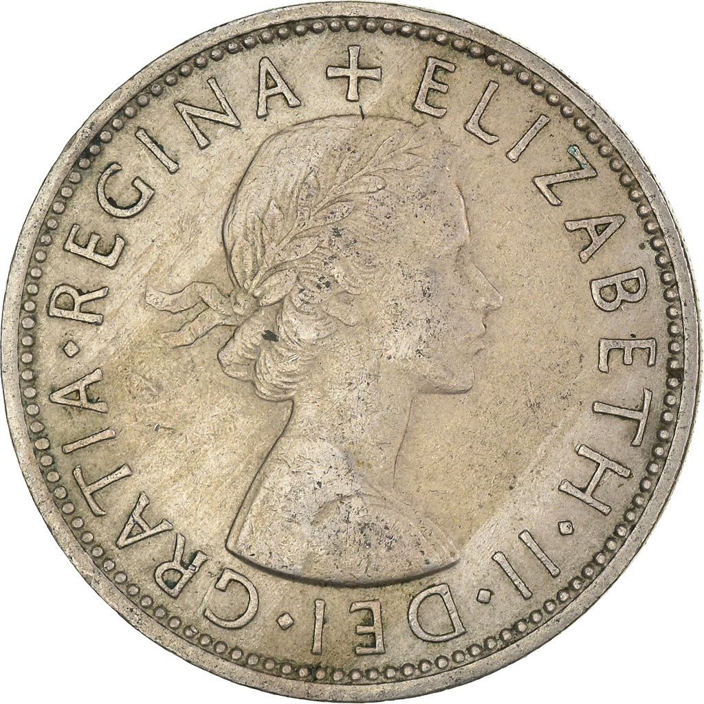 Moneda, Gran Bretaña, Florin, Two Shillings, 1962