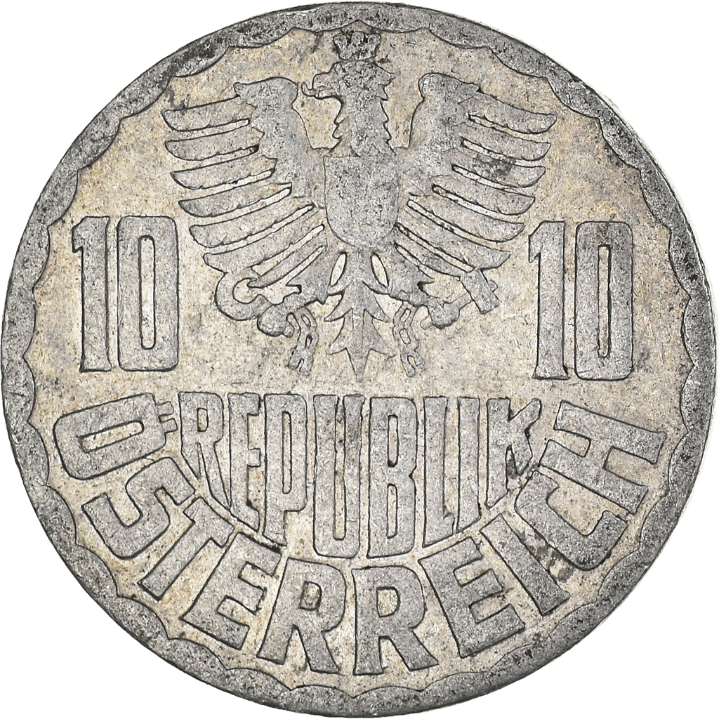 Moneda, Austria, 10 Groschen, 1957