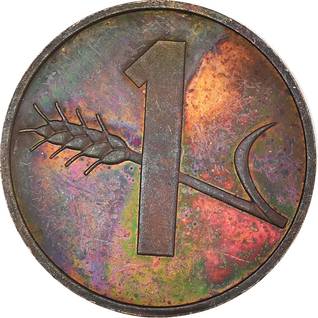 Moneda, Suiza, Rappen, 1983