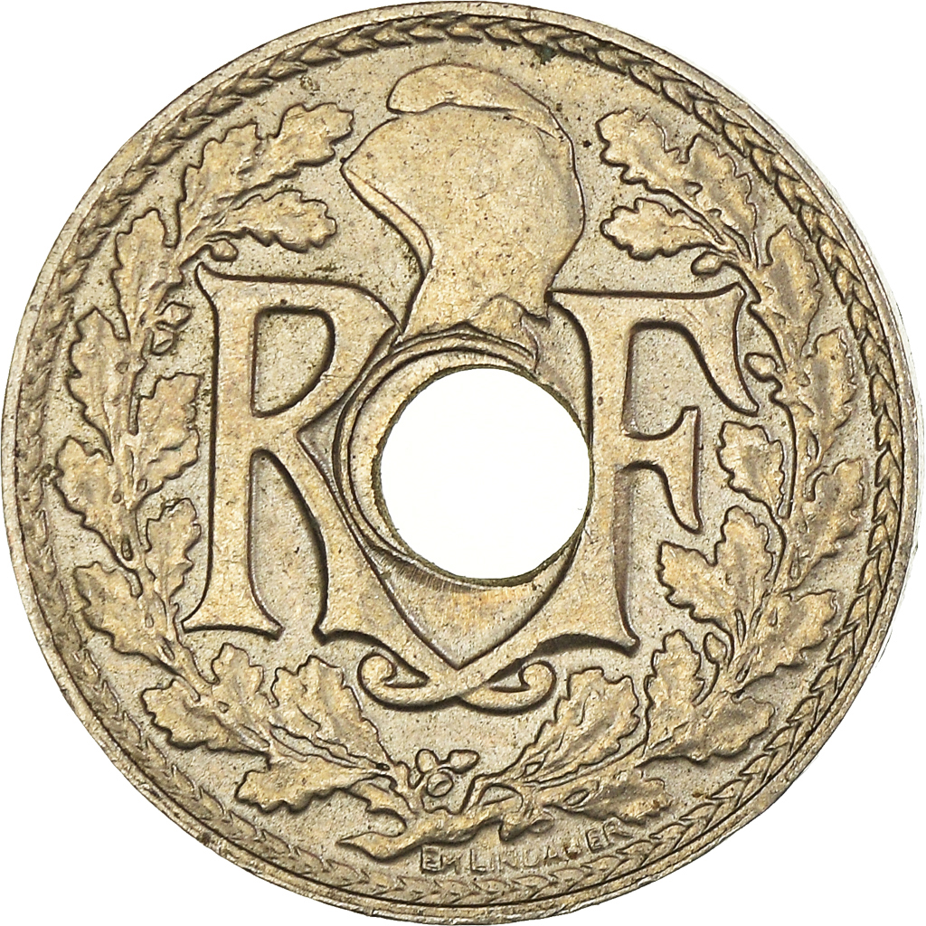 Moneda, Francia, 5 Centimes, 1938
