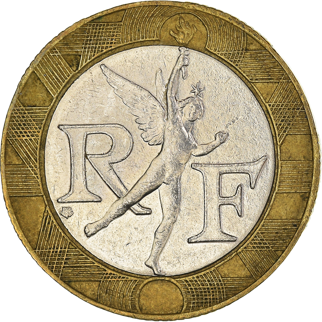 Moneda, Francia, 10 Francs, 1991