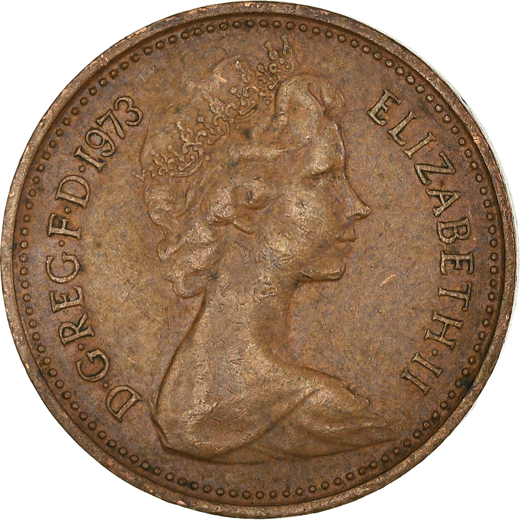 Moneda, Gran Bretaña, New Penny, 1973