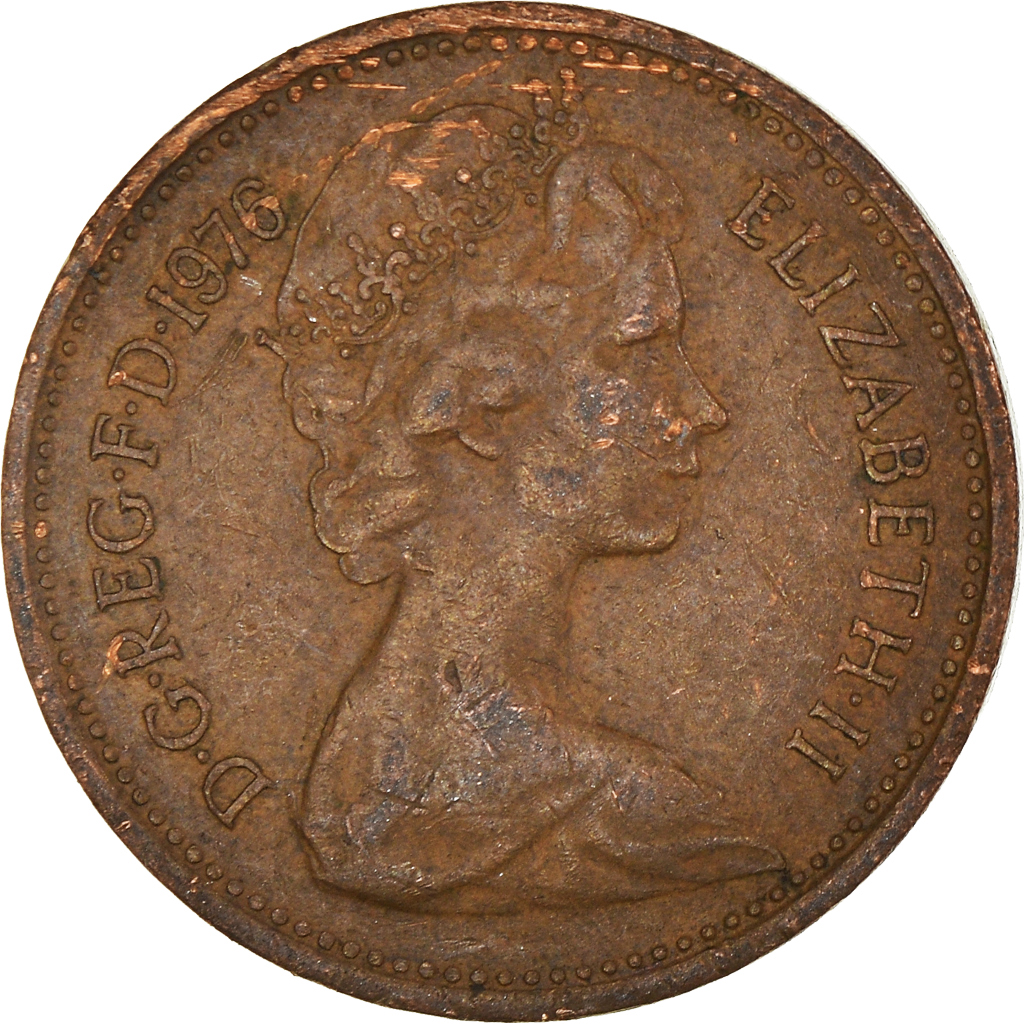 Moneda, Gran Bretaña, New Penny, 1976