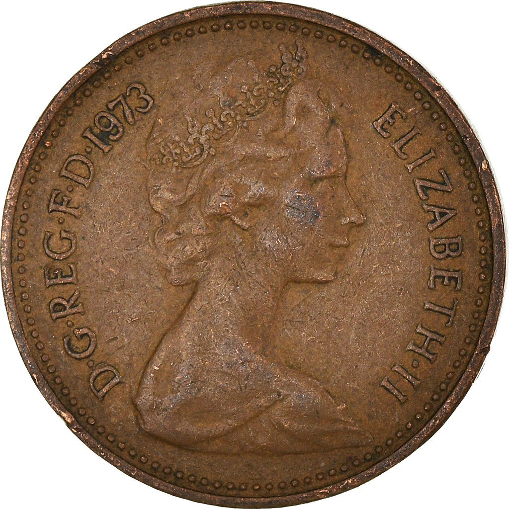Moneda, Gran Bretaña, New Penny, 1973