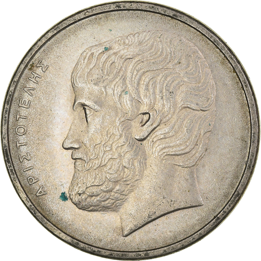 Moneda, Grecia, 5 Drachmai, 1978