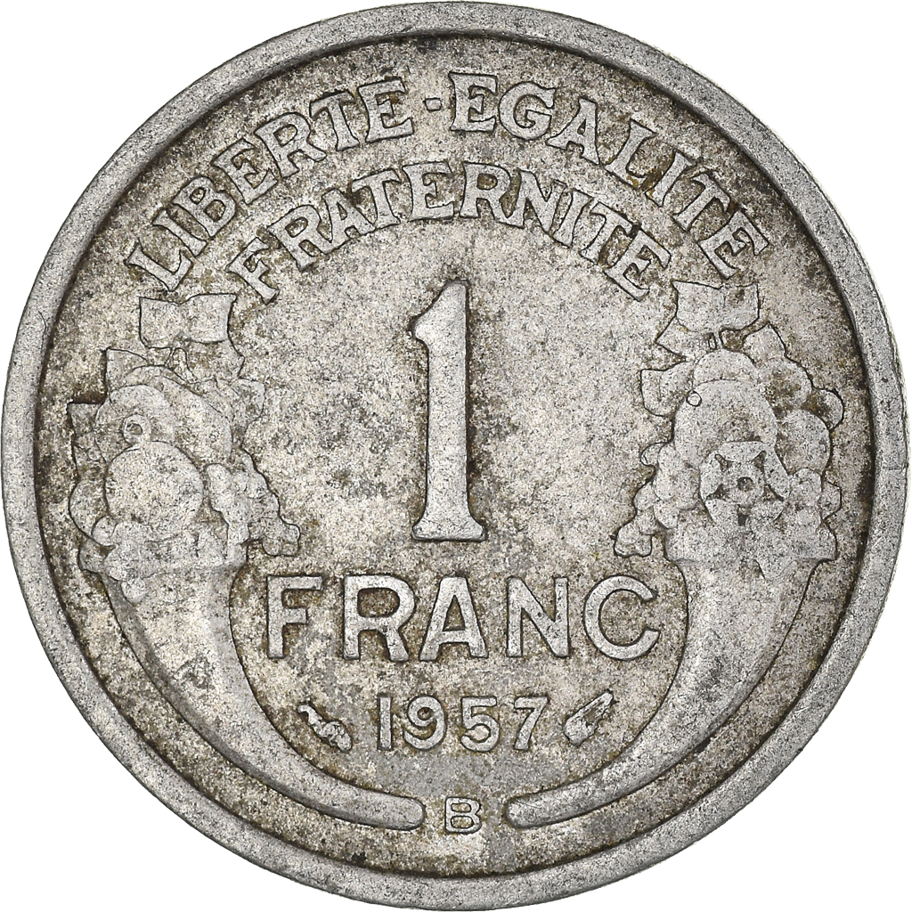 Moneda, Francia, Franc, 1957