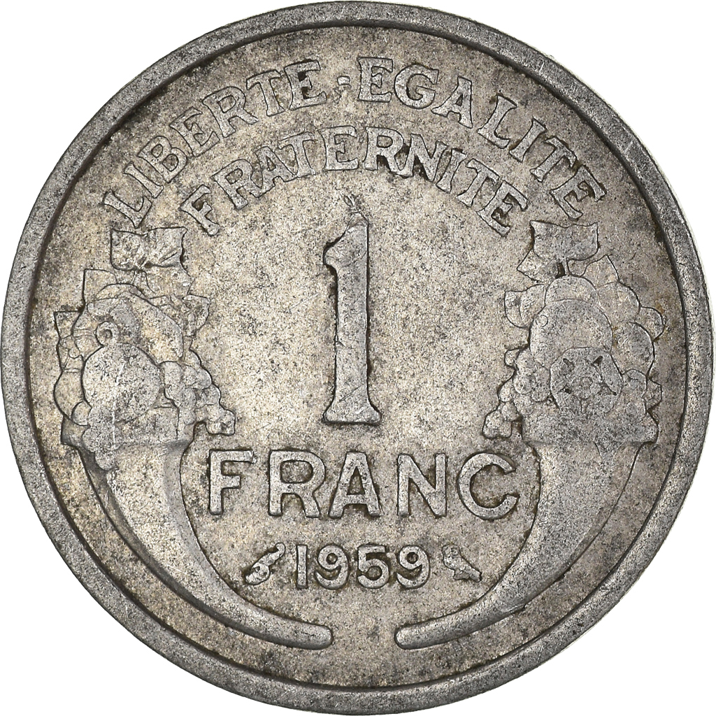 Moneda, Francia, Franc, 1959
