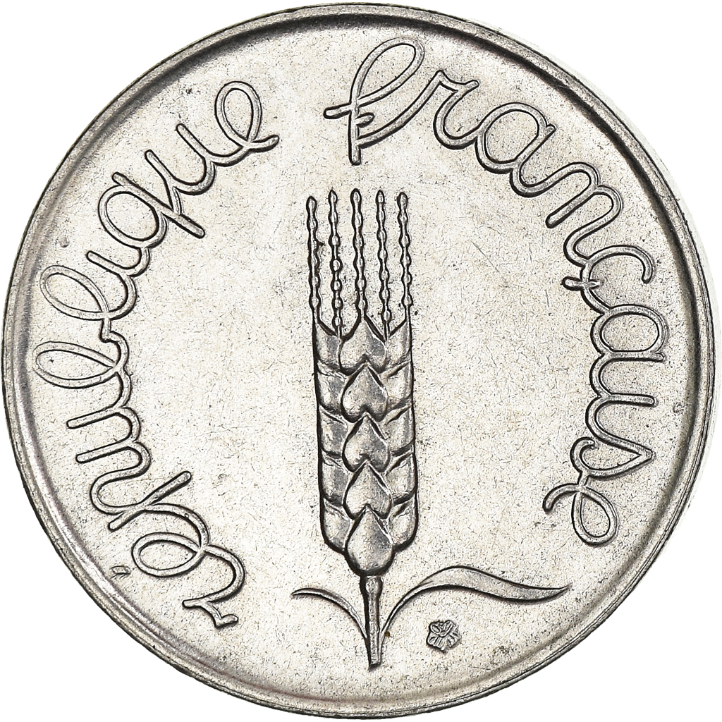 Moneda, Francia, 5 Centimes, 1961