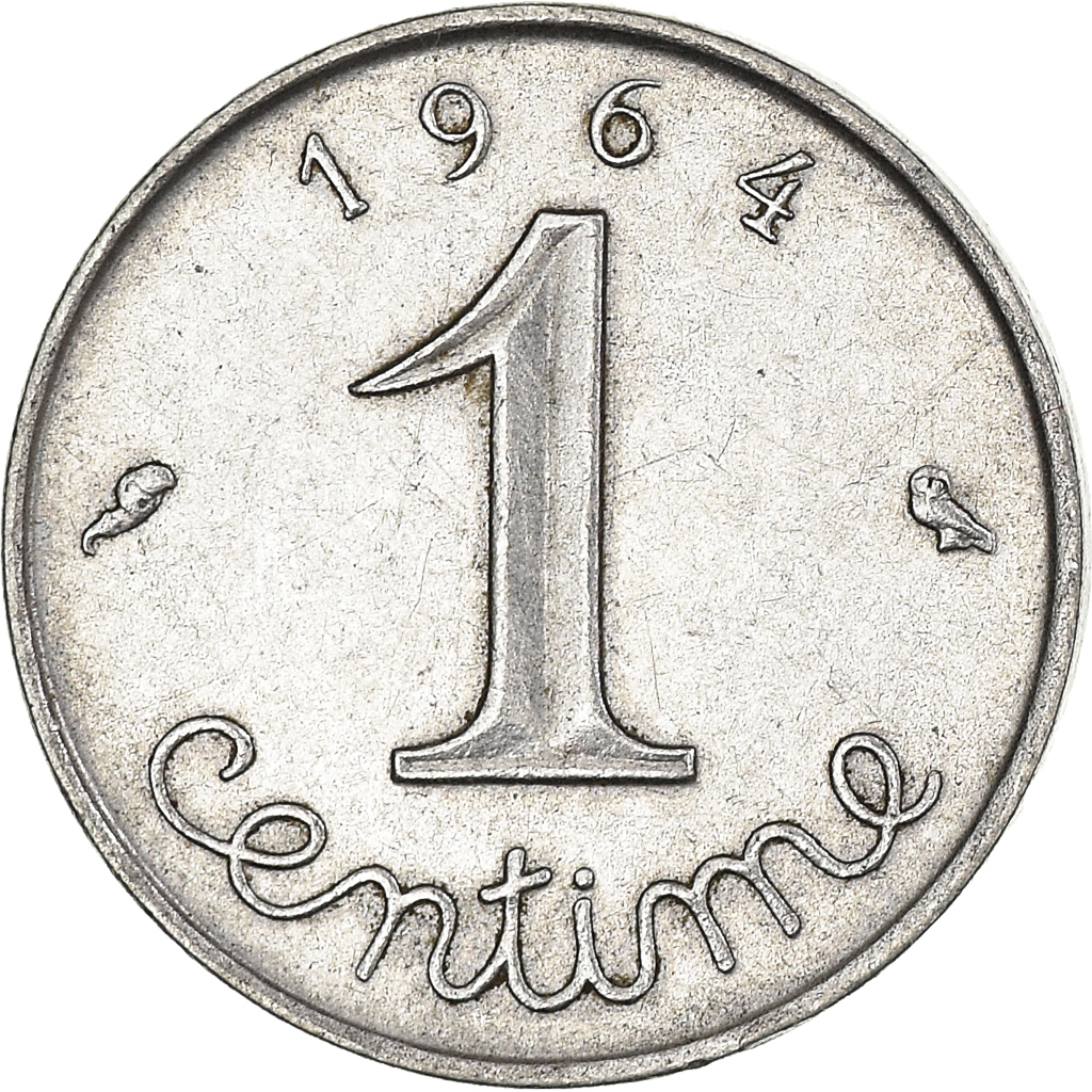 Moneda, Francia, Franc, 1964