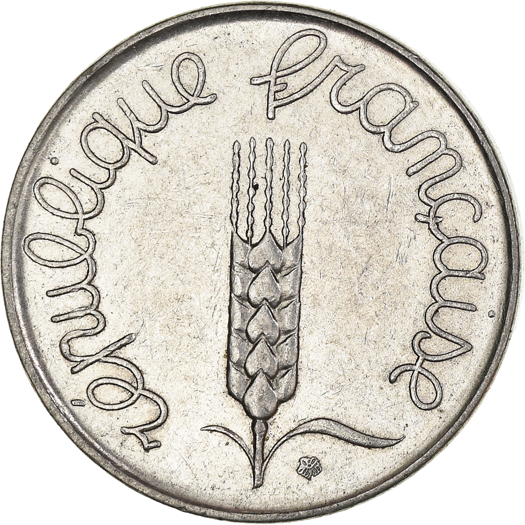 Moneda, Francia, 5 Centimes, 1961