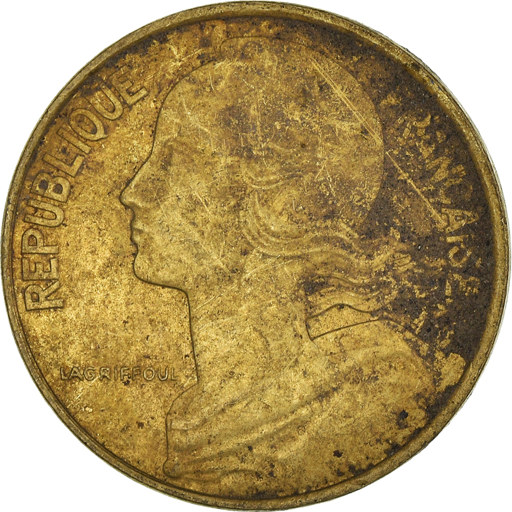 Moneda, Francia, 10 Centimes, 1991