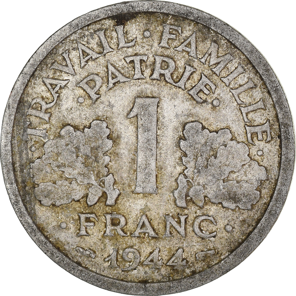 Moneda, Francia, Franc, 1944