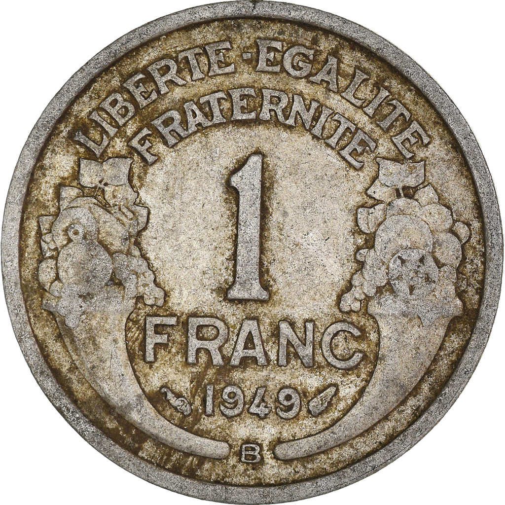 Moneda, Francia, Franc, 1949