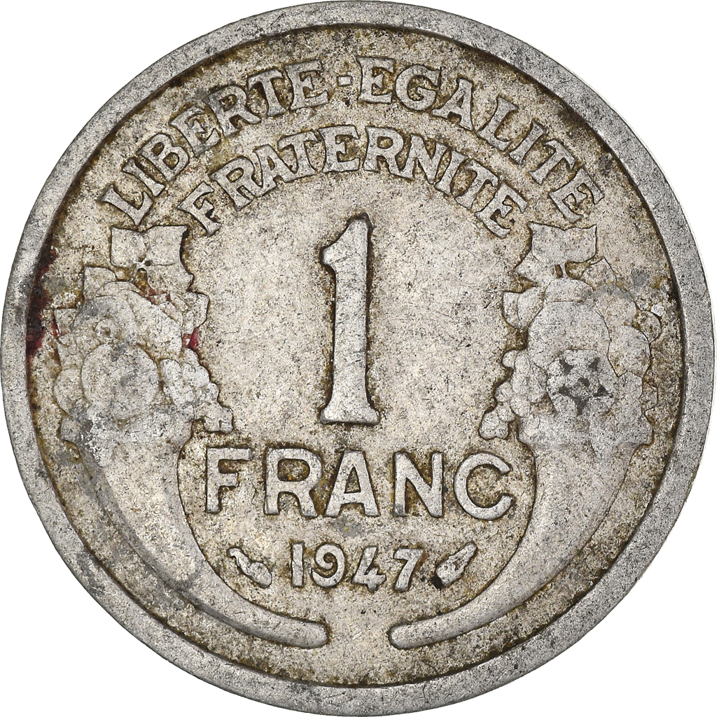 Moneda, Francia, Franc, 1947